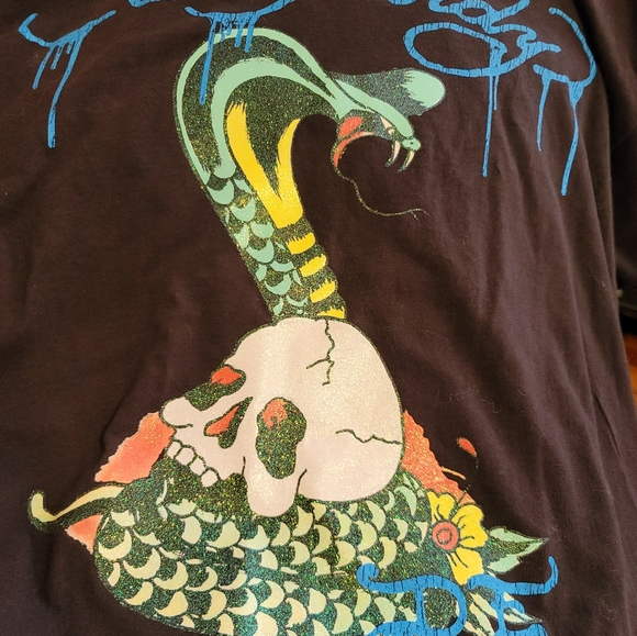 NWT Ed Hardy Iconic Cobra Snake Tee Shirt- Large - Picture 4 of 8